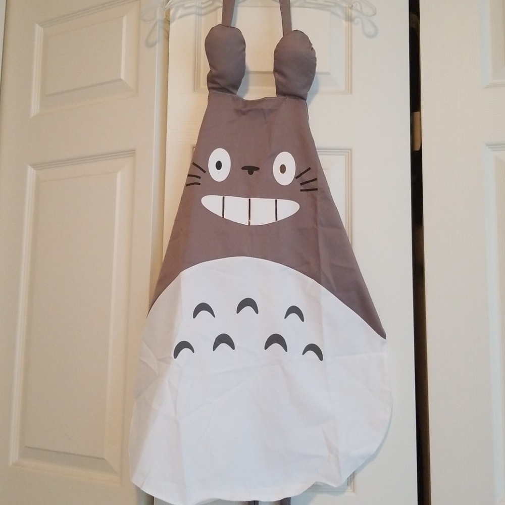Totoro apron + sock set - Brand New!